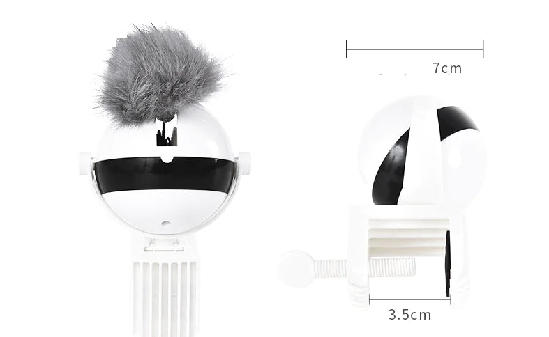 Interactive Electric Cat Toy with Elevating Ball